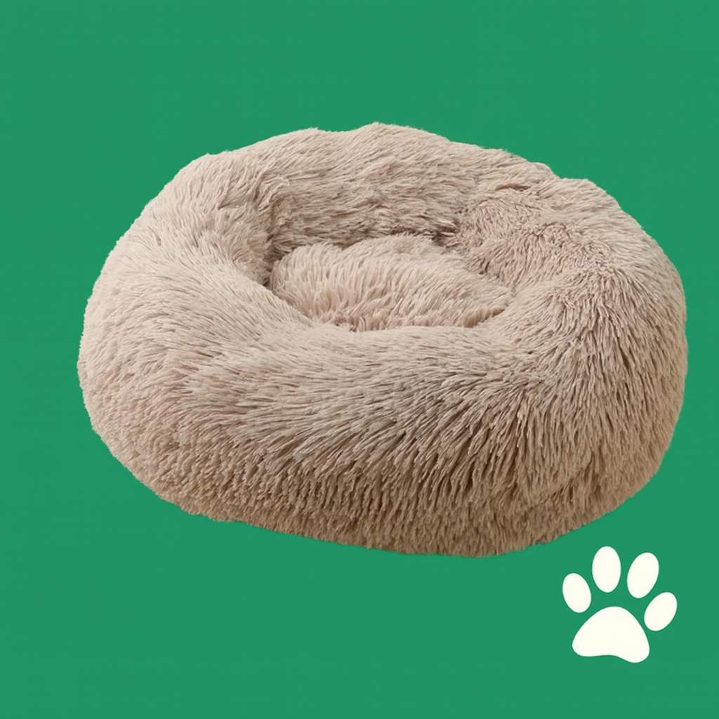 RoundBed™ – Panier apaisant ultra-doux pour chien & chat
