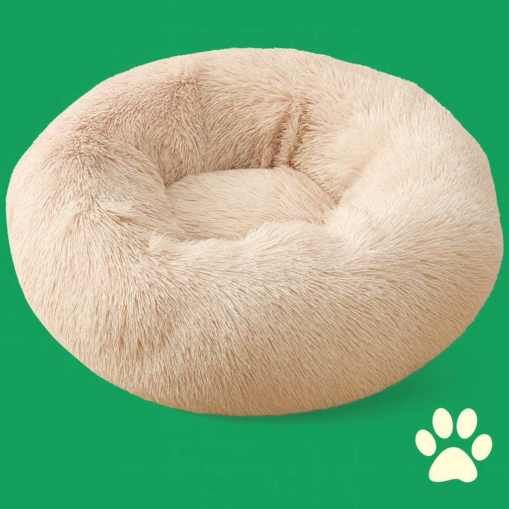 RoundBed™ – Panier apaisant ultra-doux pour chien & chat