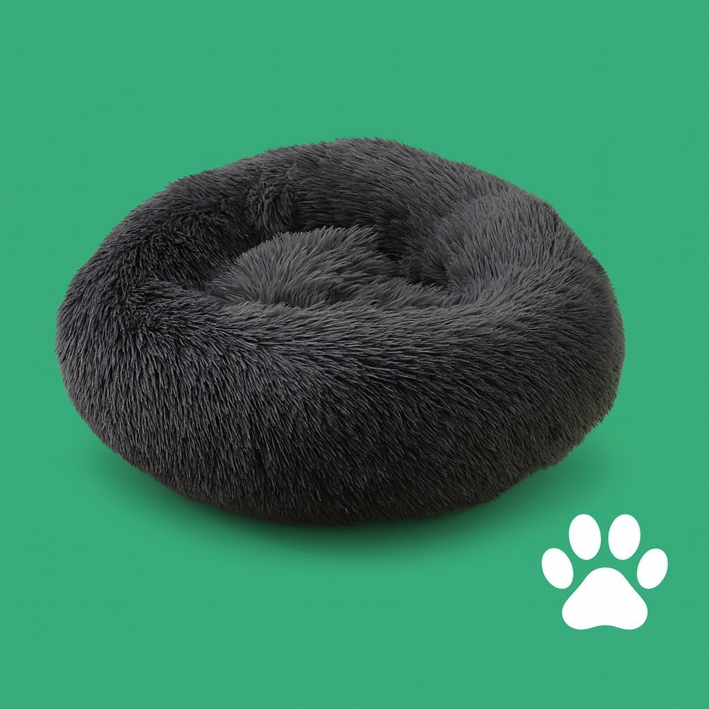 RoundBed™ – Panier apaisant ultra-doux pour chien & chat