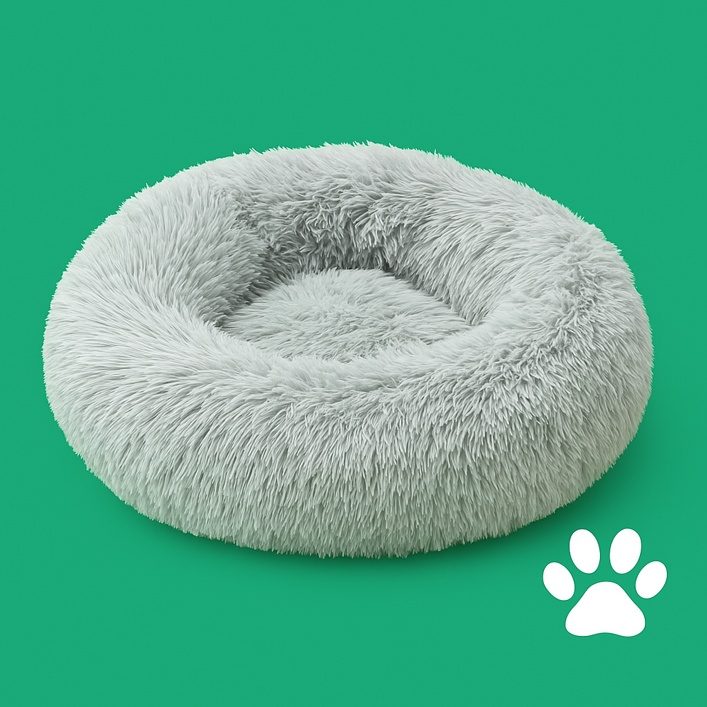 RoundBed™ – Panier apaisant ultra-doux pour chien & chat