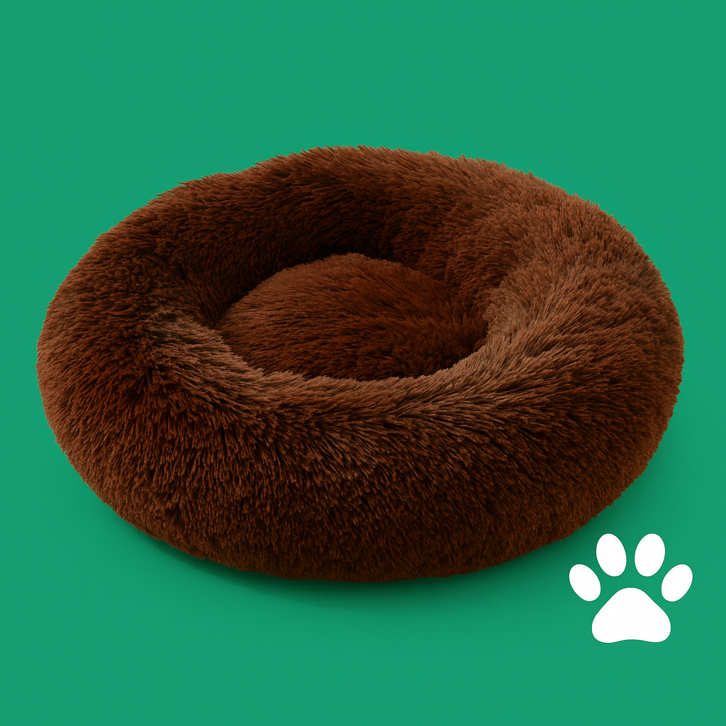RoundBed™ – Panier apaisant ultra-doux pour chien & chat