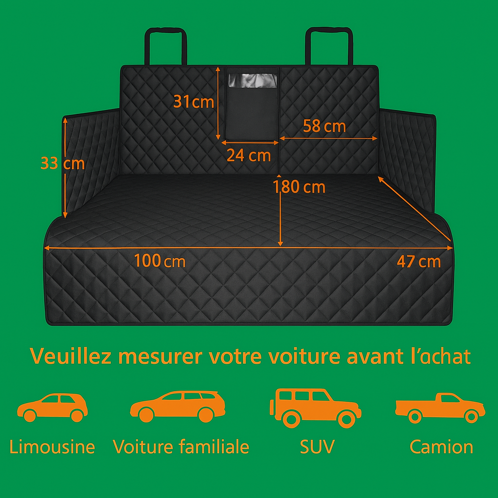 Tapis de Coffre Imperméable & Confort Luxe